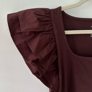 Flutter sleeve T-shirt from target